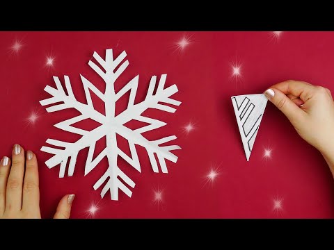 Guía rápida: Cómo hacer un copo de nieve con papel y tijeras