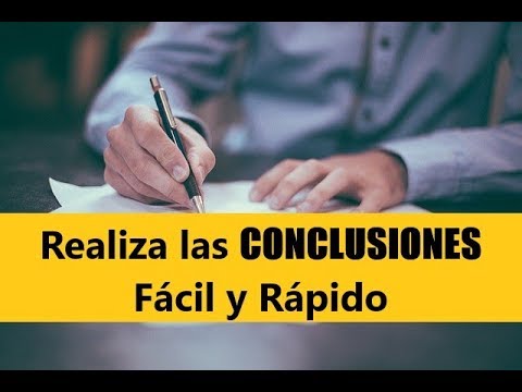 Guía práctica: Cómo hacer conclusiones de un trabajo