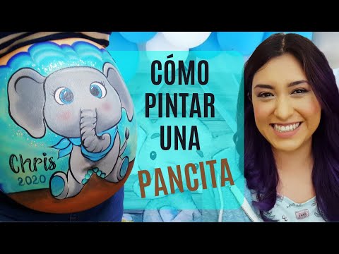 ¡Aprende cómo pintar la barriga de una embarazada!