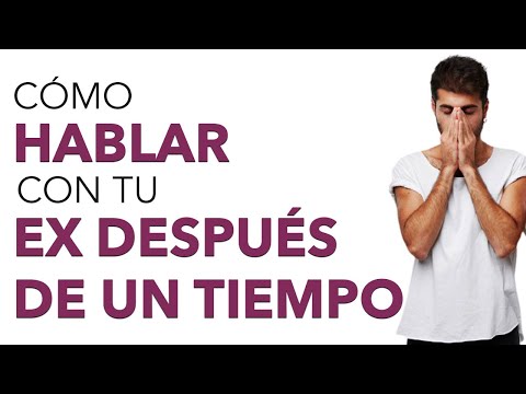 Consejos para hablar con tu ex después del contacto cero