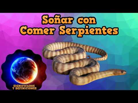 Soñar con comer una serpiente: Significado y simbolismo