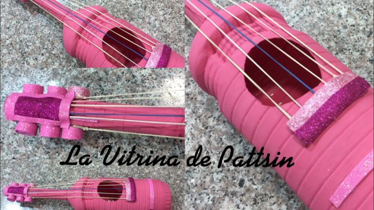 Cómo hacer un instrumento musical de cuerda con material reciclable
