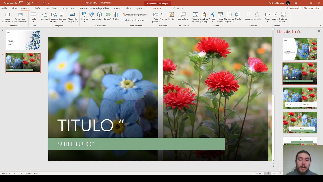 como activar ideas de diseno en powerpoint