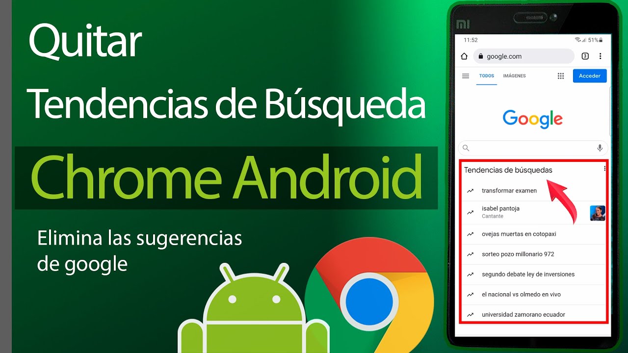 como borrar tendencias de busqueda en google