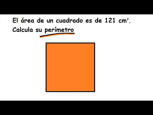 como calcular el perimetro sabiendo el area