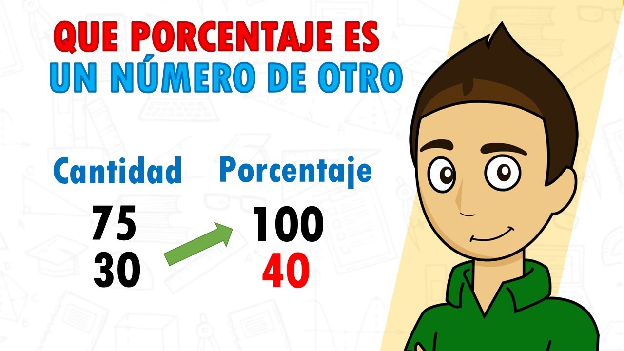 como calcular que porcentaje representa una cantidad de otra