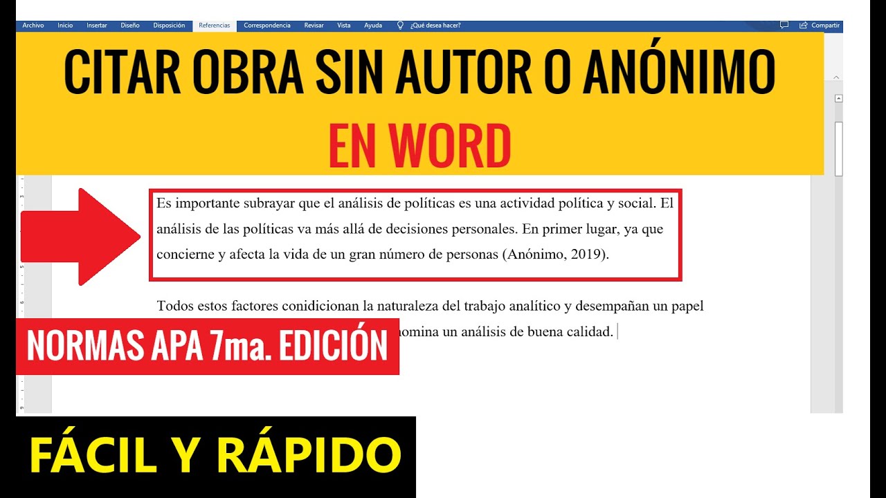 como citar con normas apa paginas web sin autor