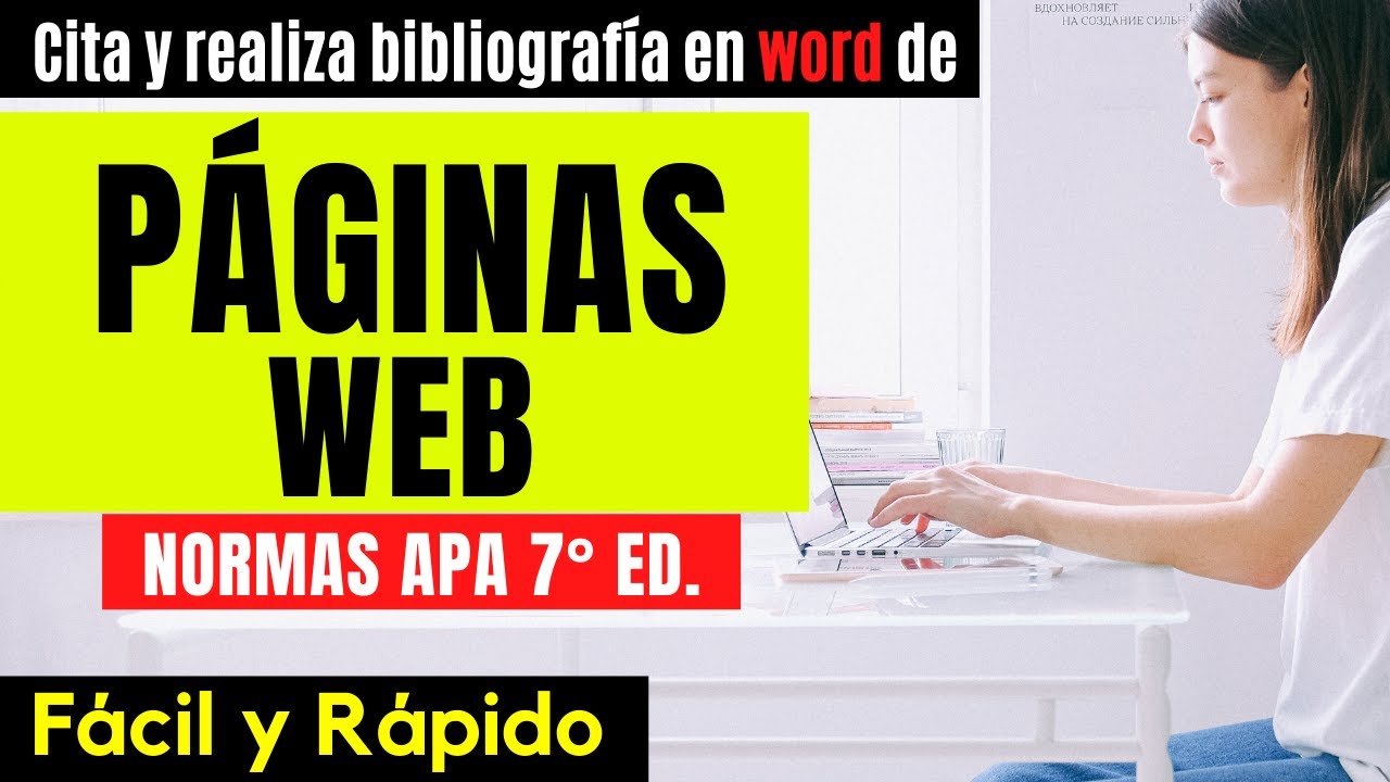 como colocar la referencia de una pagina web