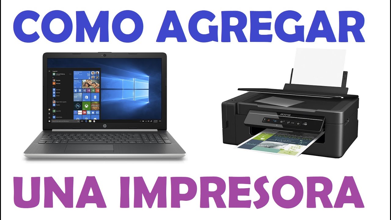como conectar una laptop a una impresora
