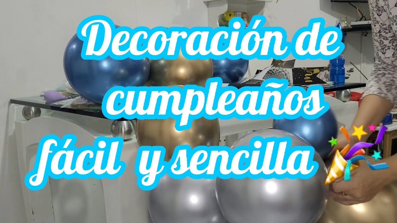 como decorar para el cumpleanos de mi esposo