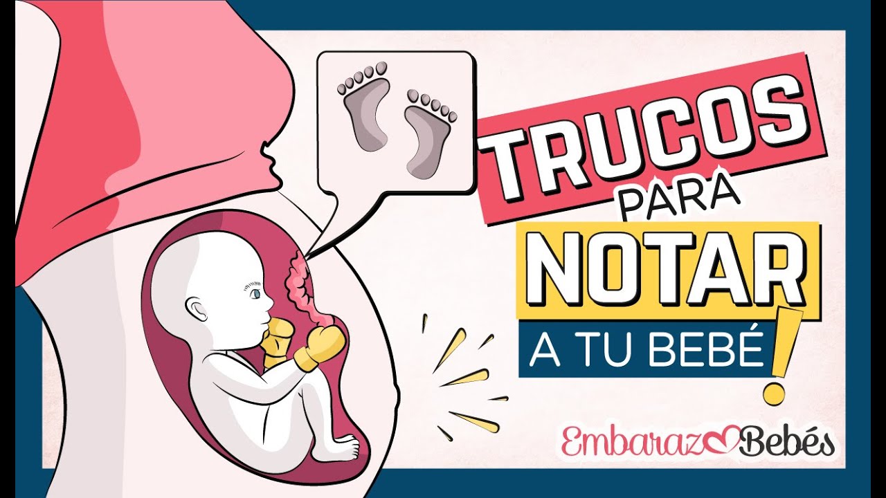 como hacer que un bebe se mueva en el vientre