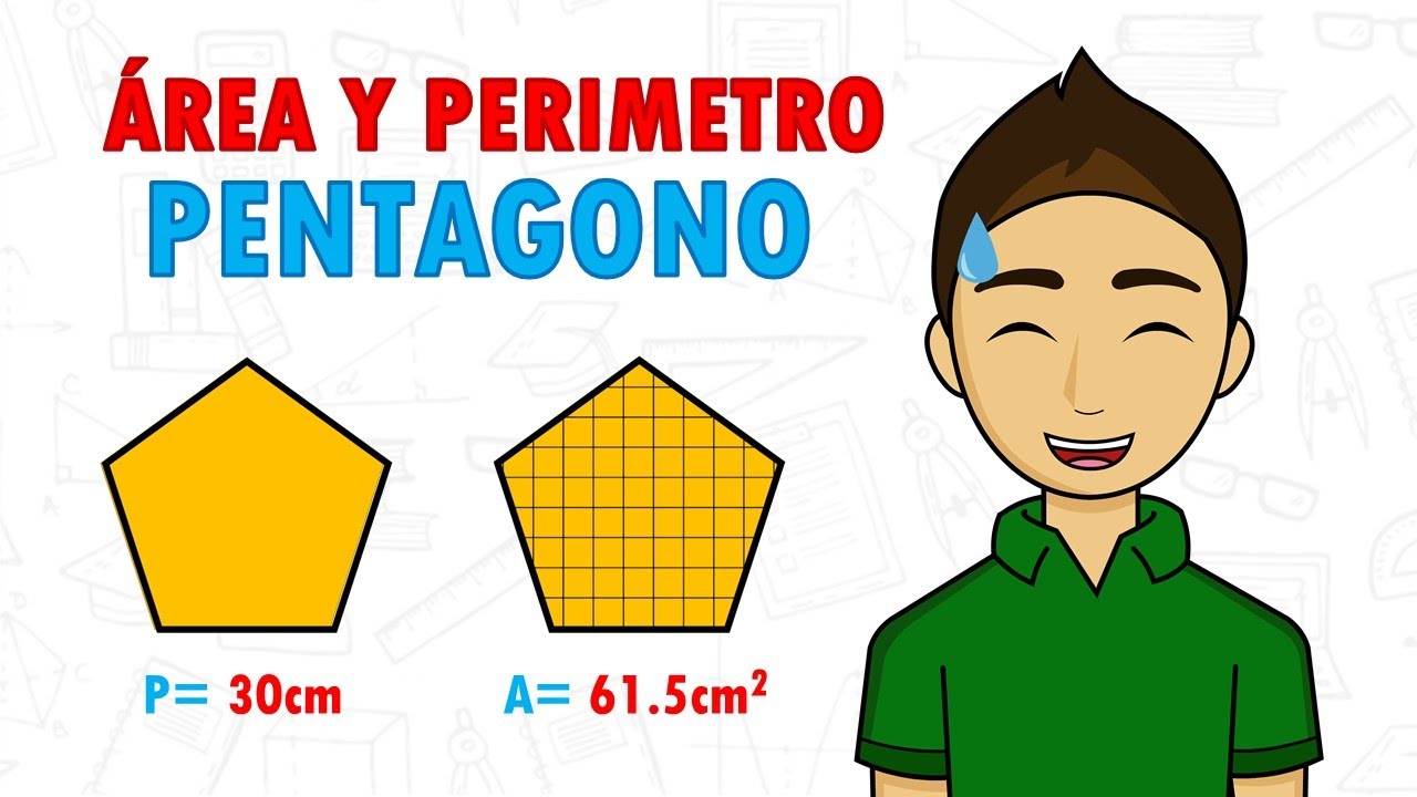 como hallar el area de un pentagono
