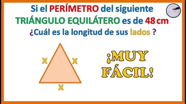 Guía completa: Cómo hallar la longitud de un triángulo equilátero paso