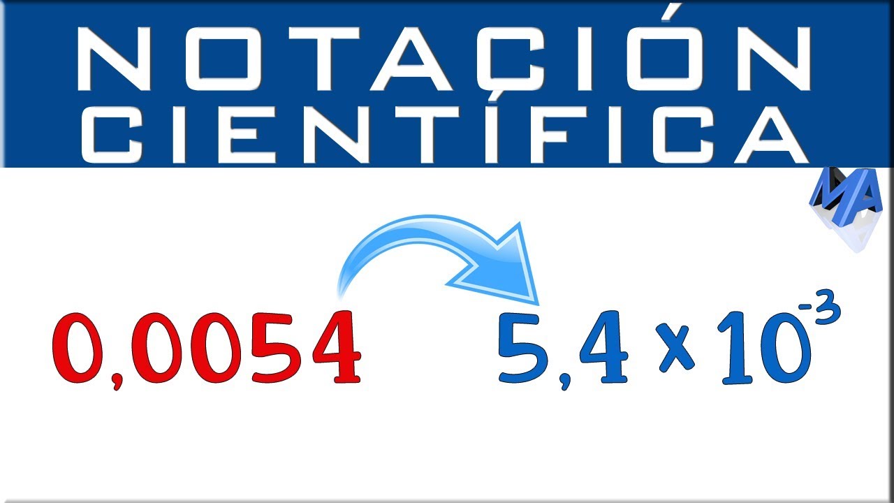 como pasar un numero a notacion cientifica