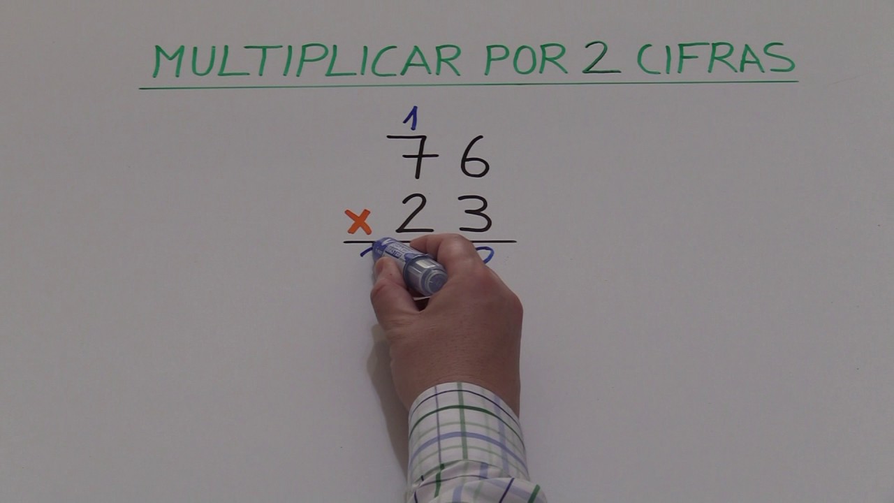 como resolver multiplicaciones de dos cifras