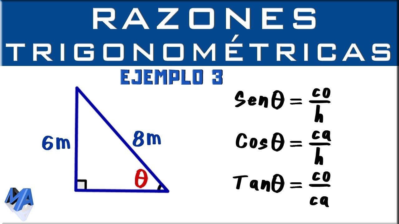 como sacar el angulo de un triangulo