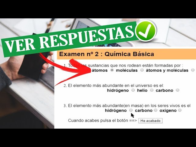 como sacar las respuestas de un examen en linea