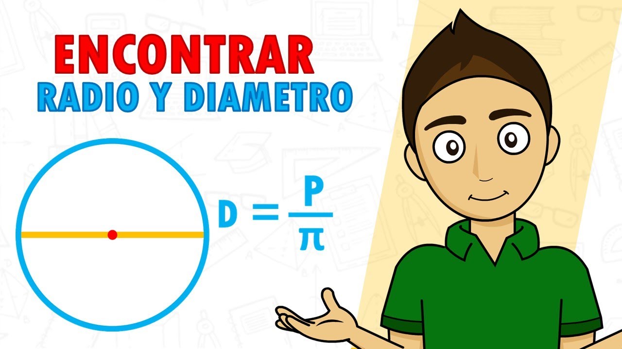 como se calcula el radio de un circulo