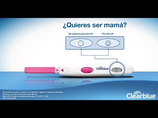 clear blue como saber si es positivo