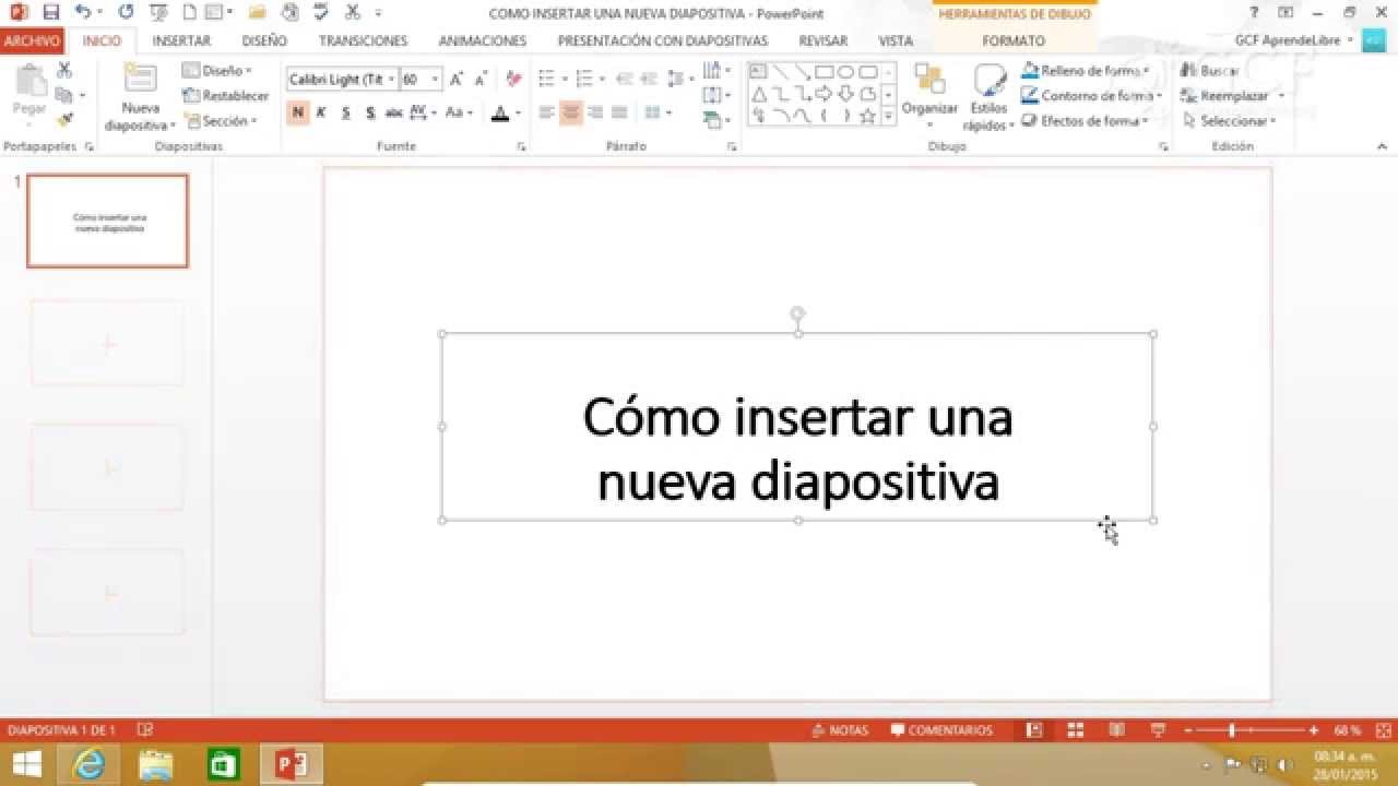 como agregar otra hoja a powerpoint
