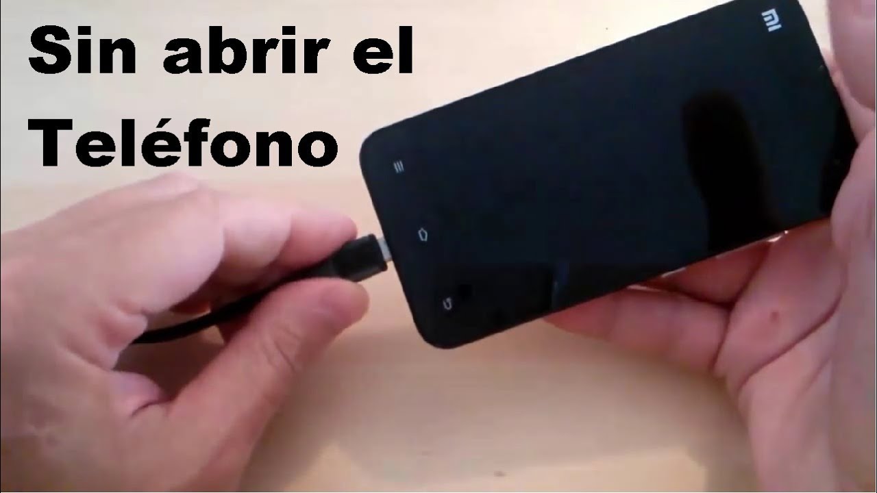 como arreglar la entrada del cargador de un celular