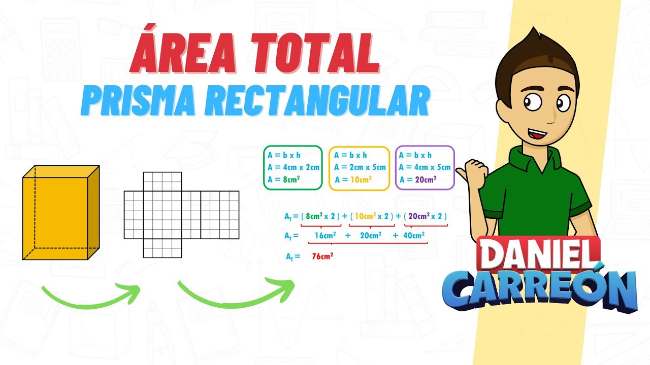como calcular el area de la base de un prisma