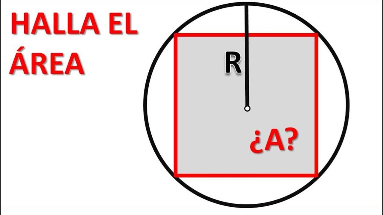 como calcular el radio de un cuadrado