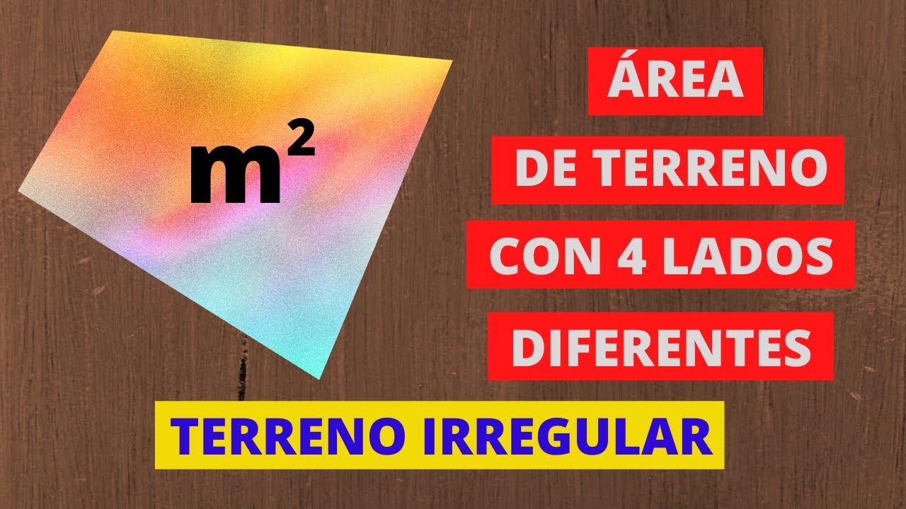 como calcular metros cuadrados de un terreno irregular
