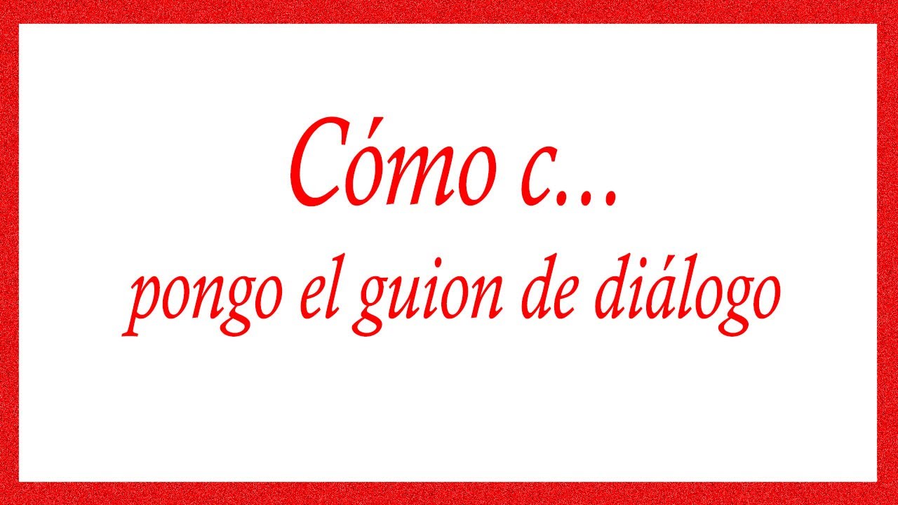 como colocar el guion largo en word