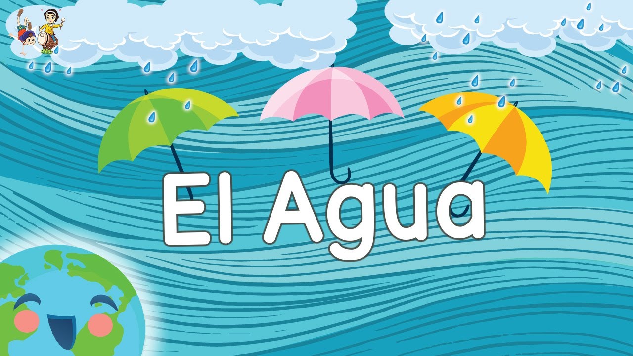 como cuidar el agua para ninos a color