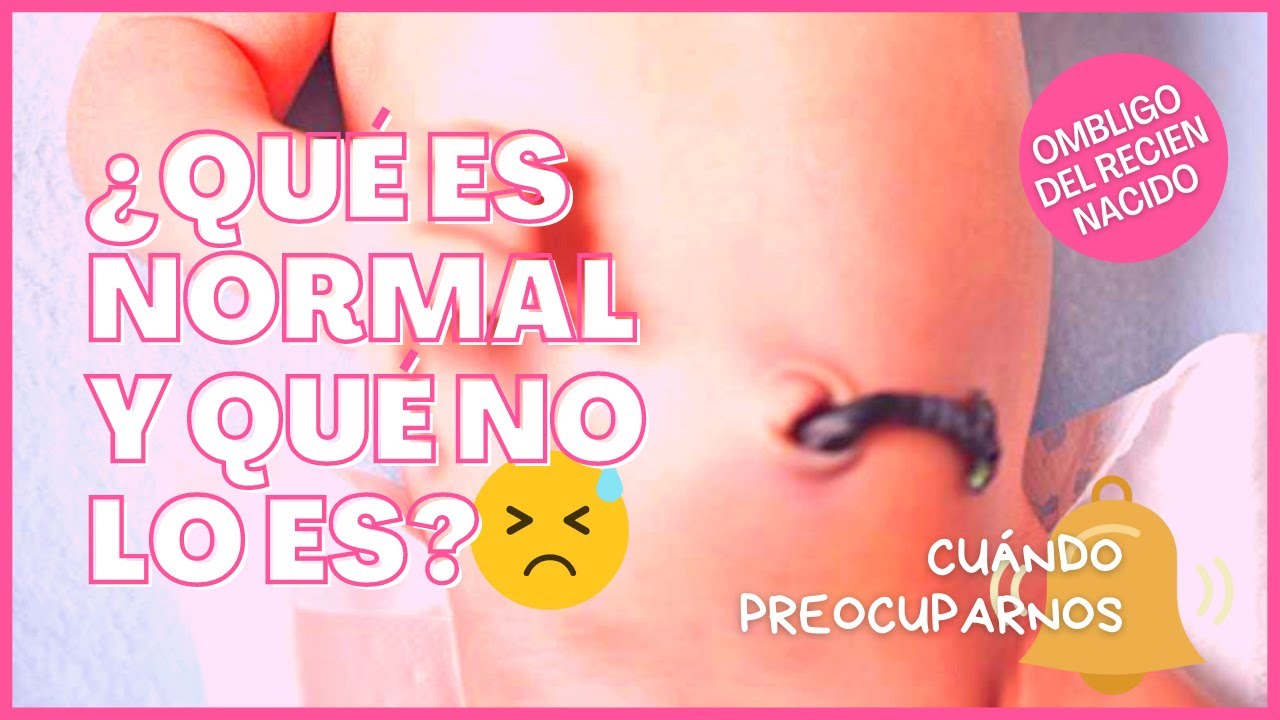 como debe quedar el ombligo del bebe cuando se cae