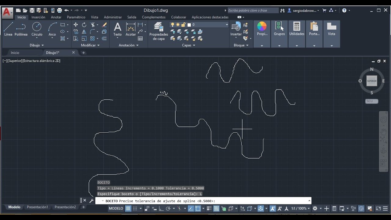 como dibujar a mano alzada en autocad