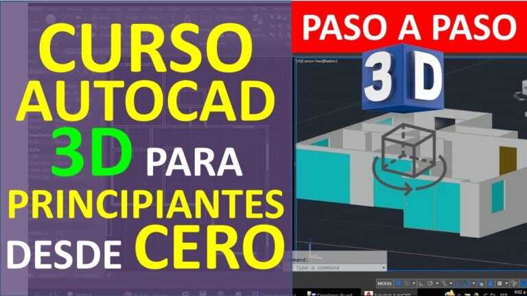 Guía completa: Cómo dibujar en 3D en AutoCAD paso a paso - Todo sobre