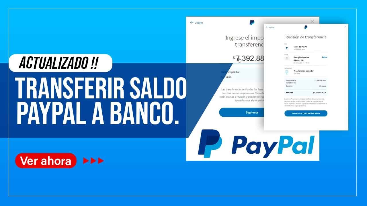 como enviar dinero de paypal a cuenta bancaria