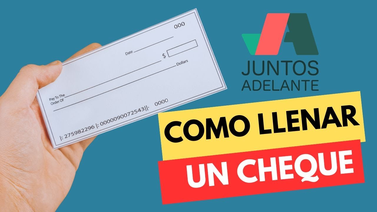 como escribir mil dolares en un cheque