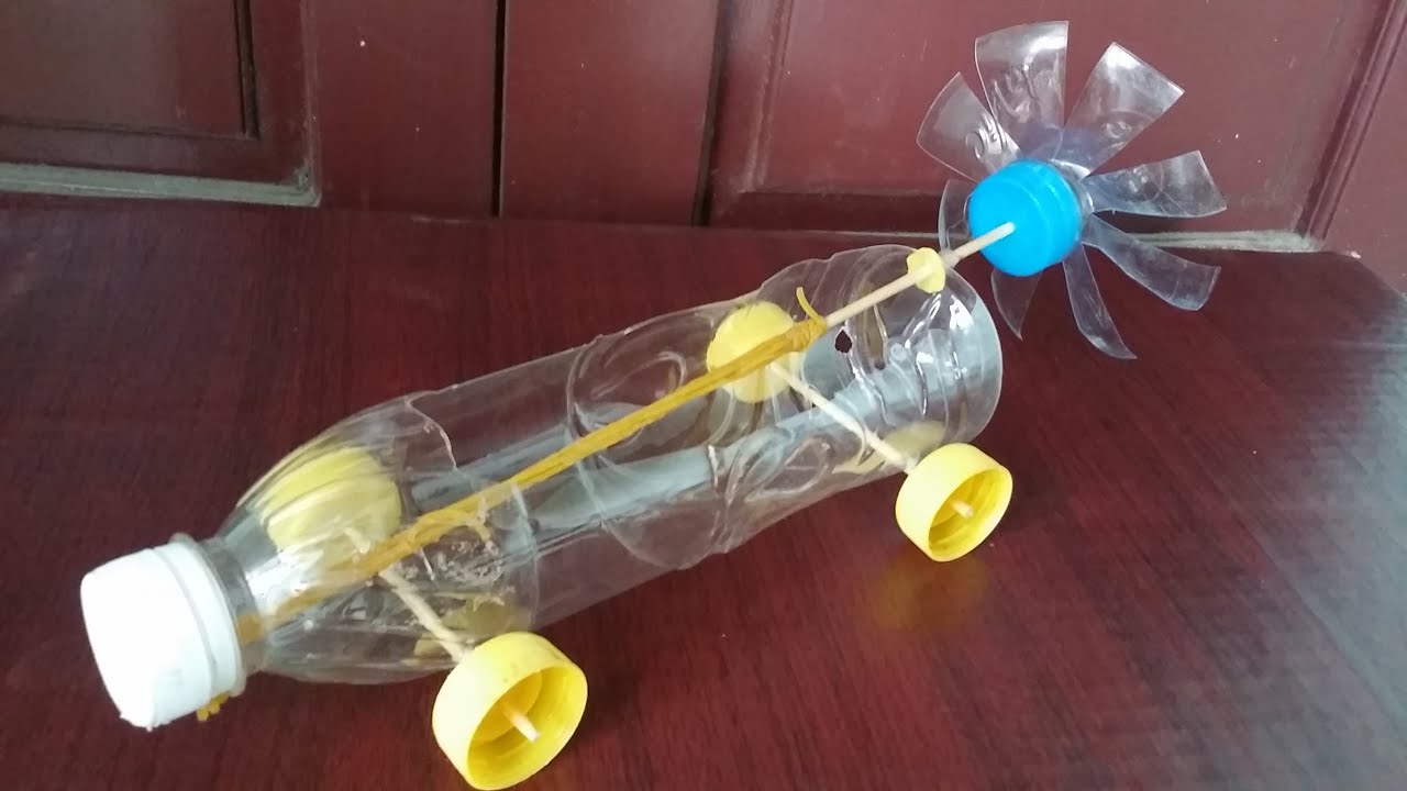 como hacer un coche con material reciclado