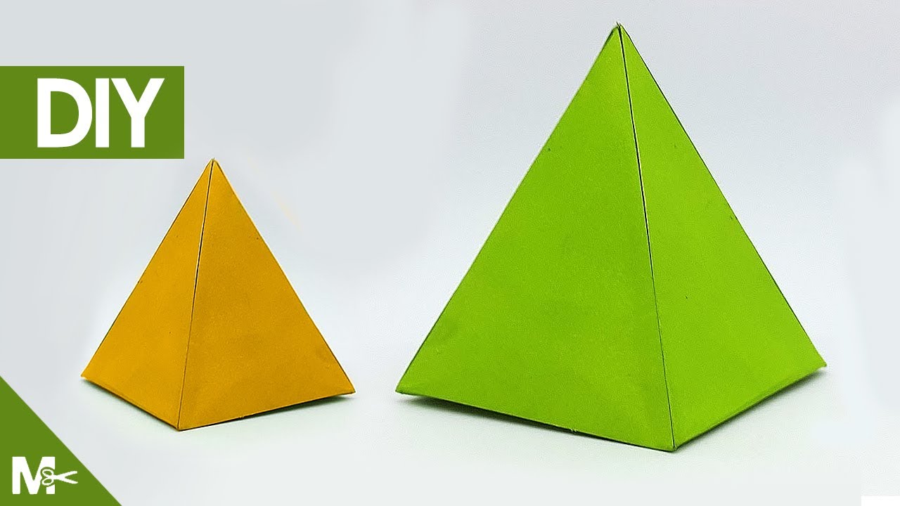 como hacer un triangulo en cartulina