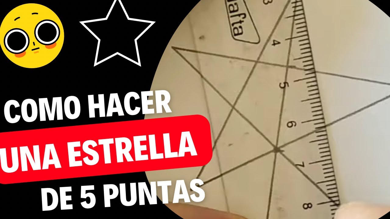como hacer una estrella de 5 picos