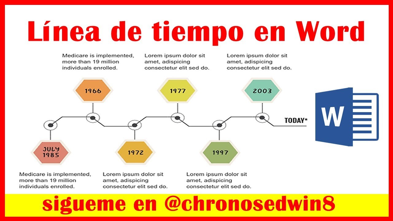 como hacer una linea del tiempo creativa en computadora