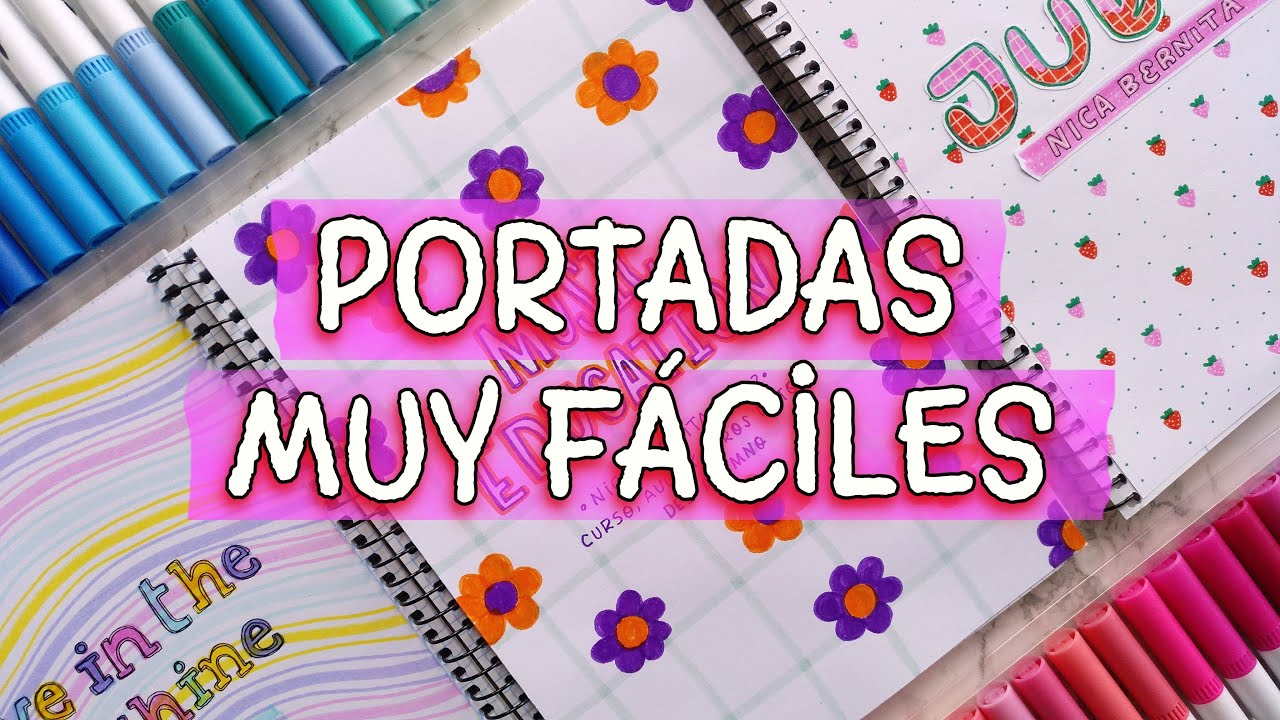 como hacer una portada a mano
