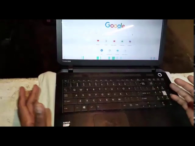 como poner el en una laptop toshiba