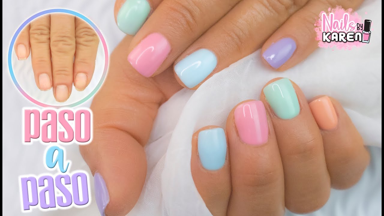 como poner gelish en unas naturales