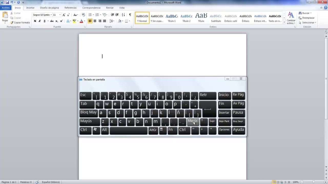 como poner guion largo en laptop