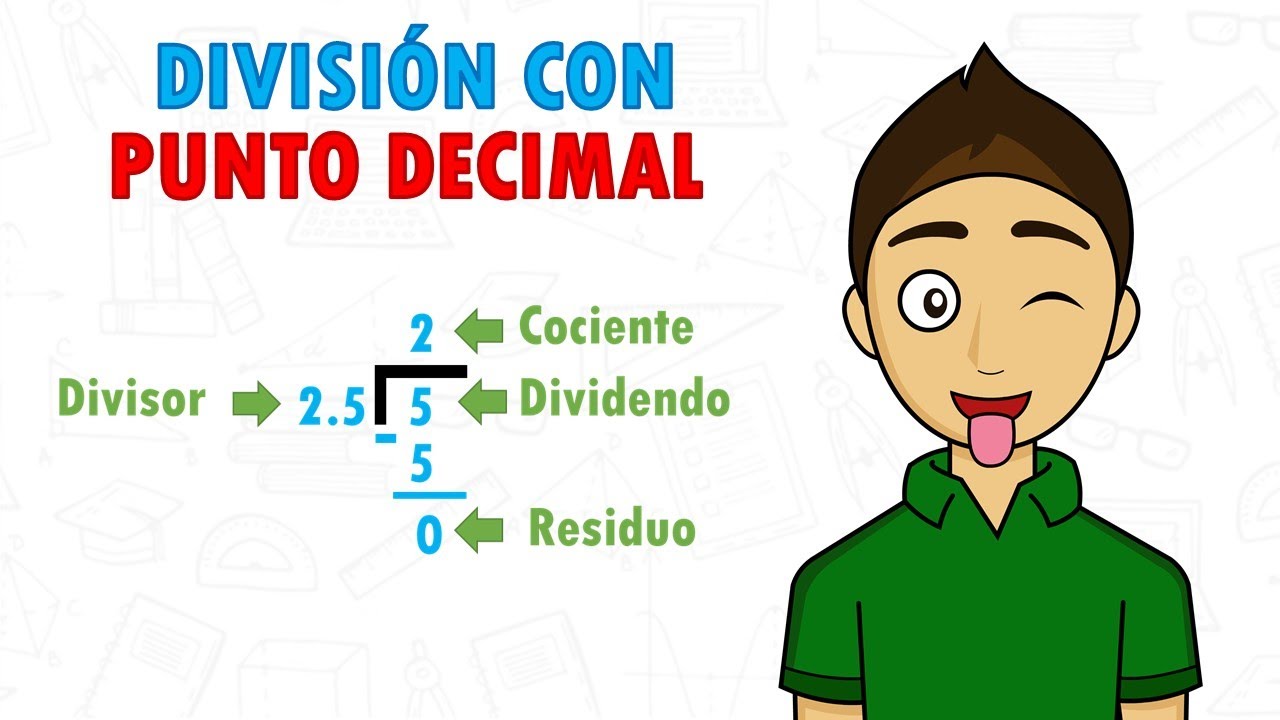 como resolver divisiones con punto decimal