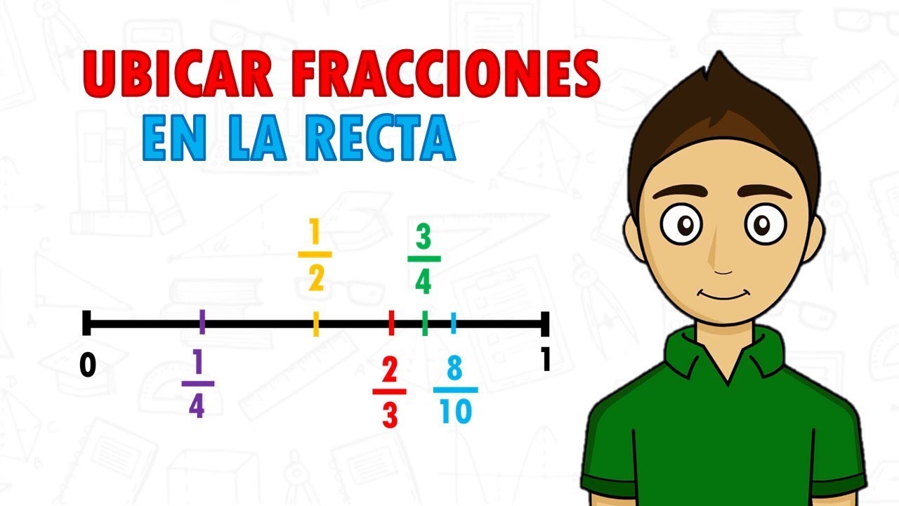 como resolver una recta numerica de fracciones