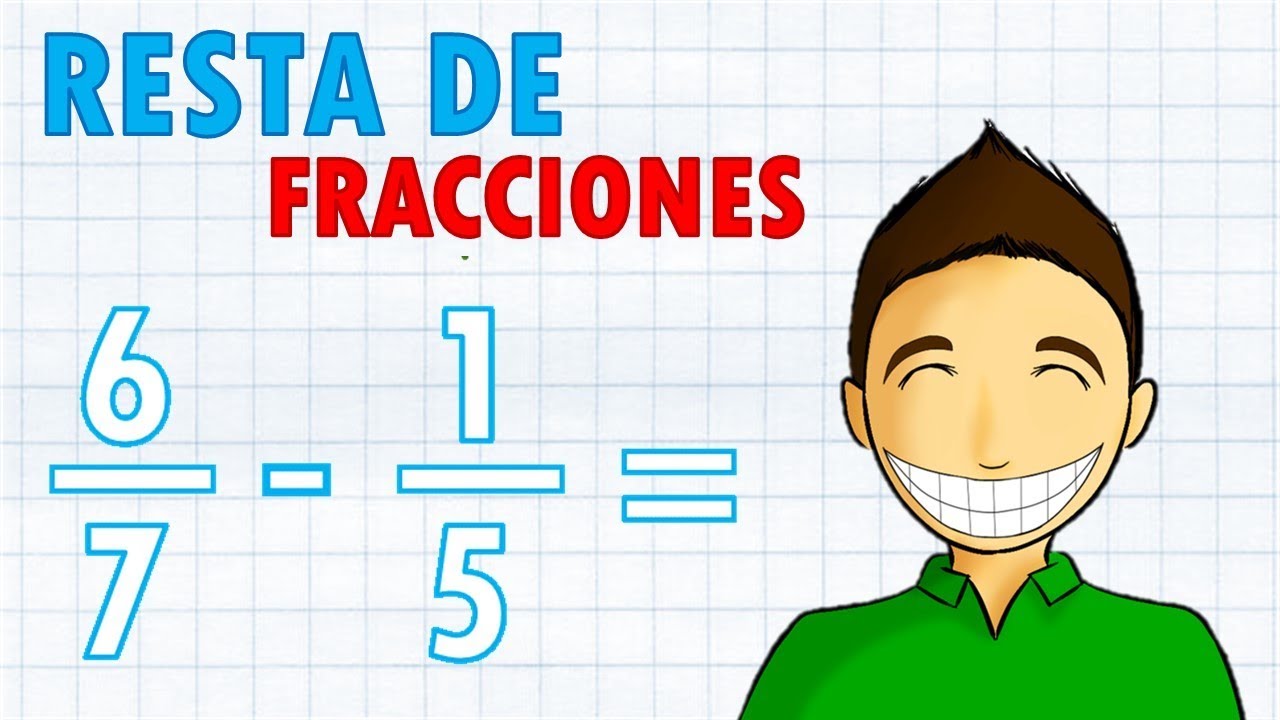 como restar fracciones con distinto denominador