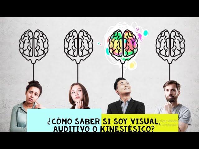 como saber si eres visual auditivo o kinestesico