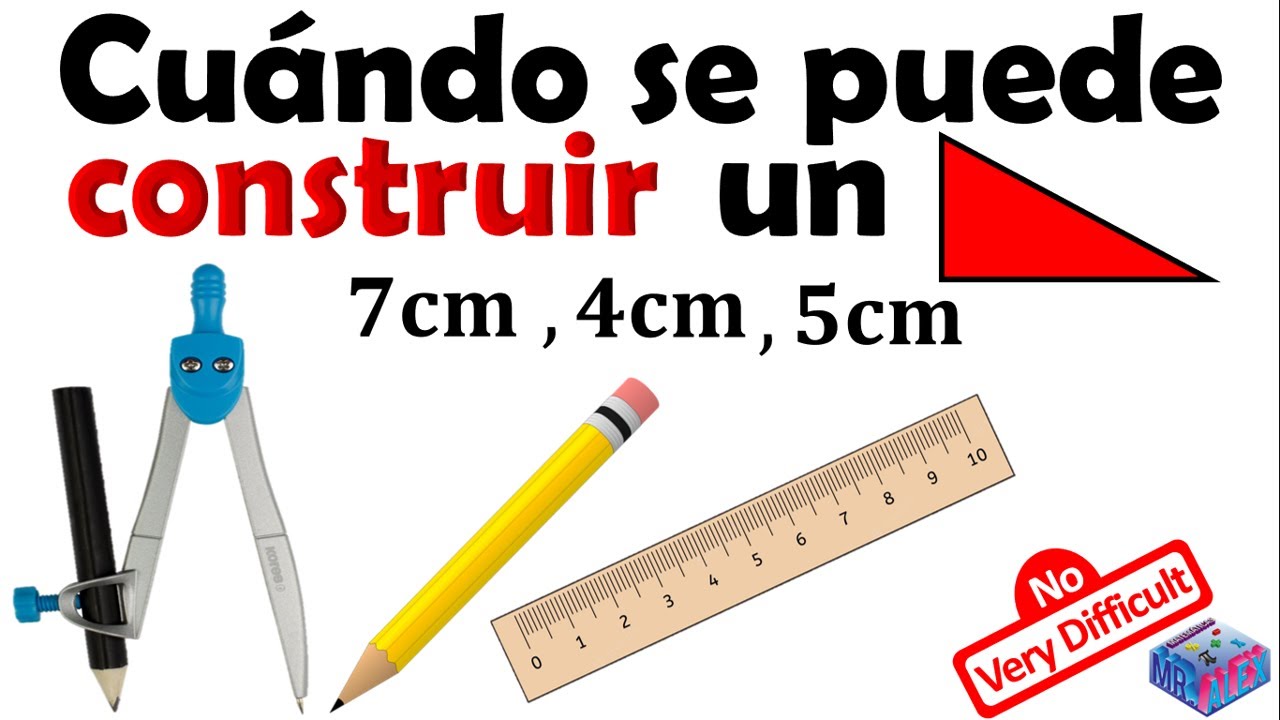 como saber si es posible construir un triangulo