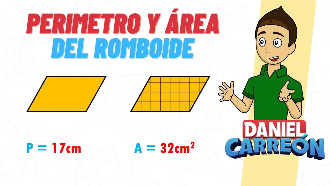 como sacar la area de un romboide