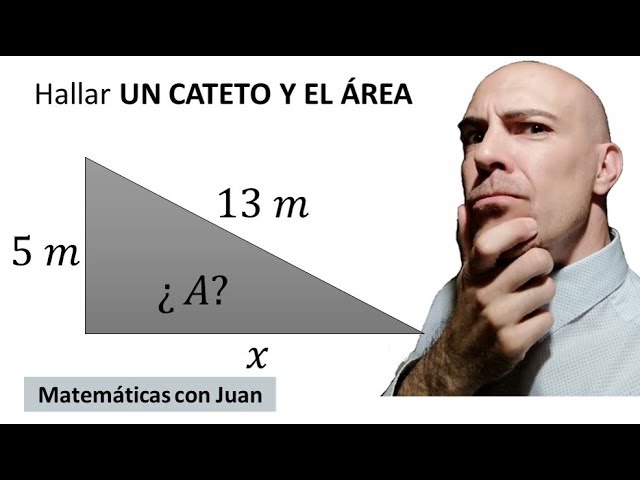 como sacar la base de un triangulo rectangulo